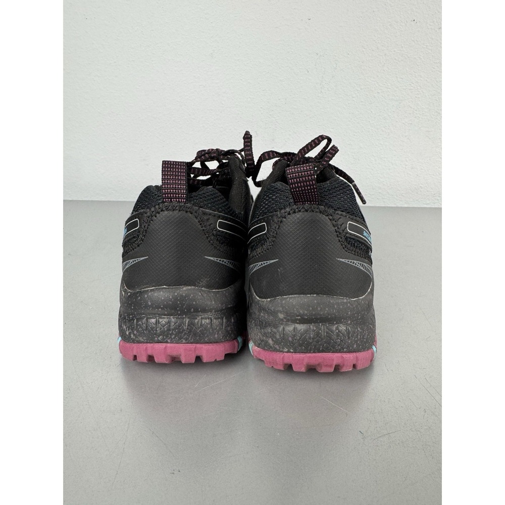 Skechers Hillcrest Trail Running Shoes Womens 7 Black Purple Teal Walking Hiking - Picture 5 of 8